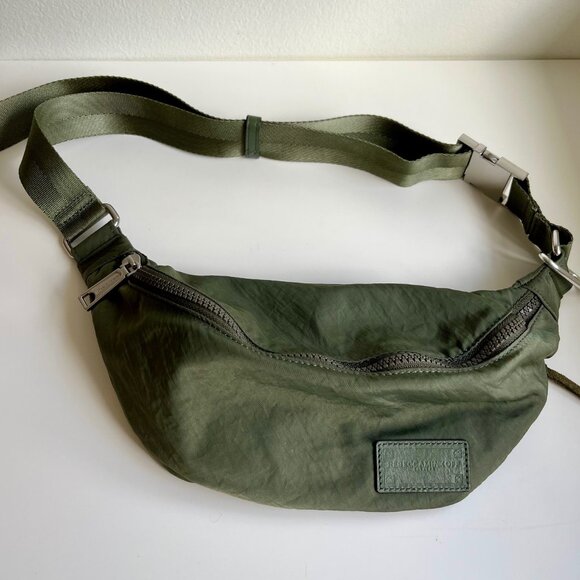 Rebecca Minkoff Nylon Belt Bag in Olive Green - Picture 1 of 9